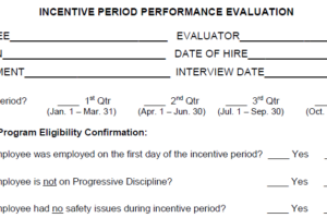 BusinessCPR™ Incentive Evaluation Form