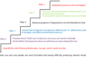 Step 4—Five steps to increase profits