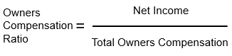 Owners Compensation Ratio Formula